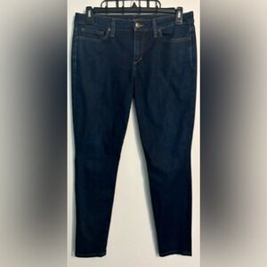 Joe's Jeans Women Sz 31‎ Dark Wash Skinny Ankle Mid Rise Jeans Stretch Premium